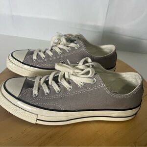 Converse Chuck Taylor All Star Classic Low Top Sneak Gray Unisex Men 6.5 W8.5